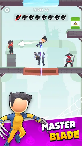 Slicing Hero Sword Master Game screenshot