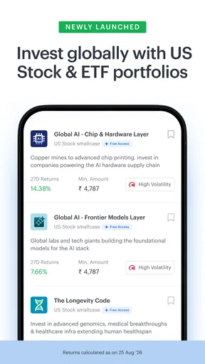 smallcase: Stock Investments screenshot
