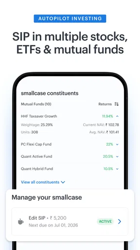 smallcase: Stock Investments screenshot
