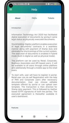 StockHolding Digidoc screenshot