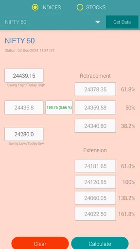 Fibonacci Calculator screenshot