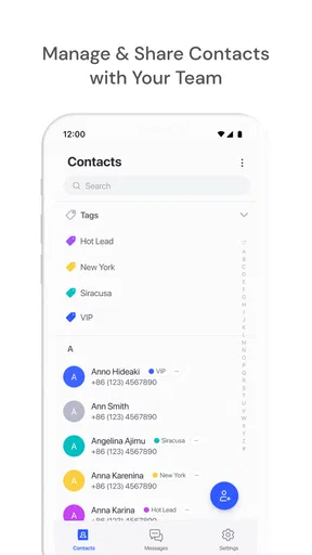 Textr Team: 2nd Business Phone screenshot