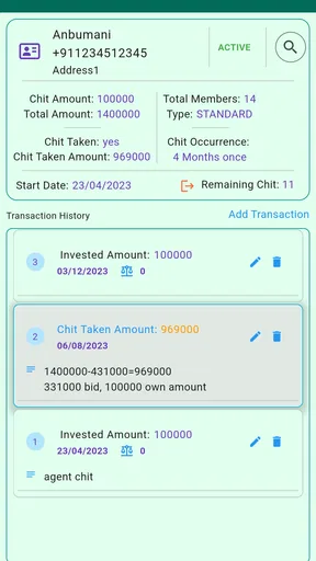 Chit App screenshot