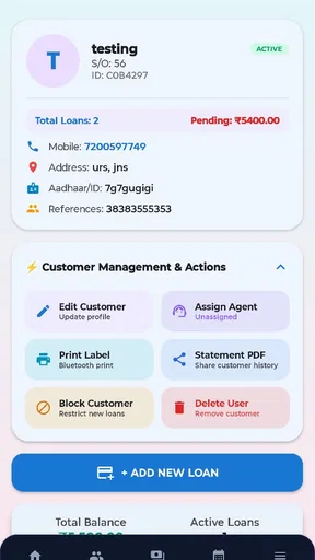 Daily weekly Cash Collections screenshot