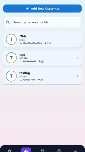 Daily weekly Cash Collections screenshot