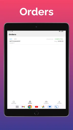Paper: paper trading app India screenshot