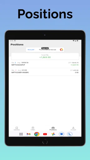 Paper: paper trading app India screenshot