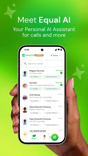 Equal AI - AI Call Assistant screenshot