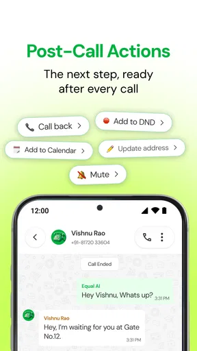 Equal AI - AI Call Assistant screenshot