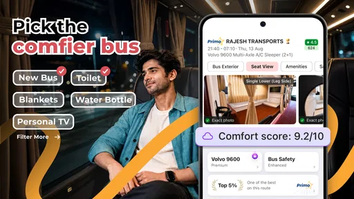 redBus Book Bus, Train Tickets screenshot