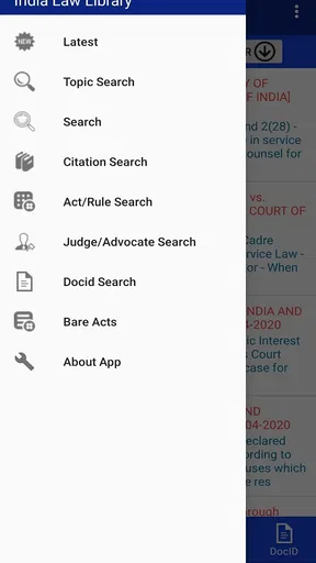 India law Library (Law App) screenshot