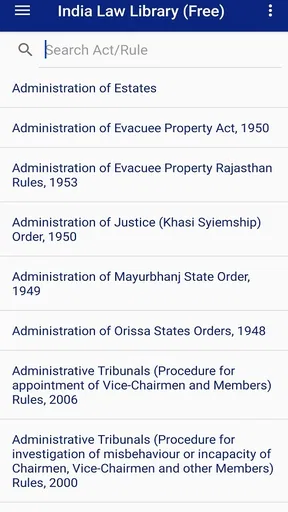 India law Library (Law App) screenshot