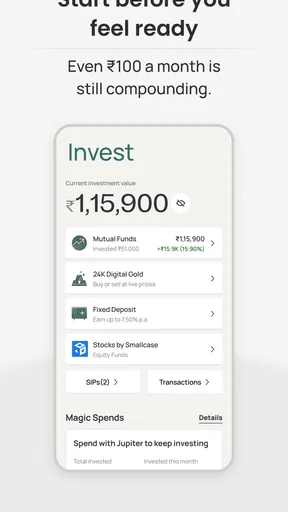 Jupiter: UPI & Credit Cards screenshot