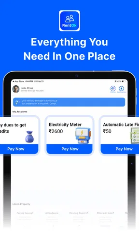 RentOk Tenant App screenshot