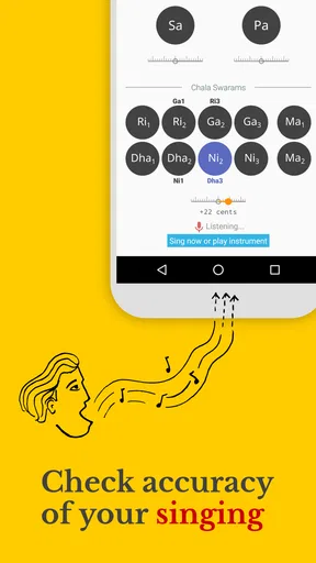 Shruti Carnatic Tuner screenshot