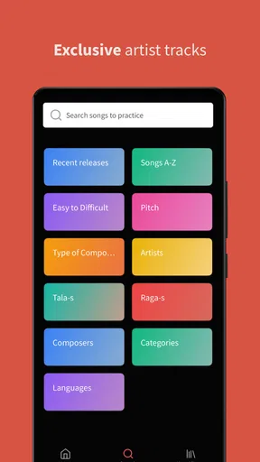 कर्नाटक संगीत के लिए अभ्यास screenshot