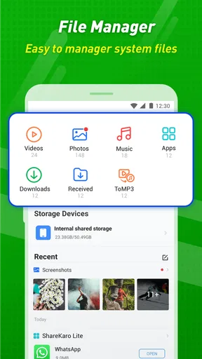 ShareKaro Lite: File Share App screenshot