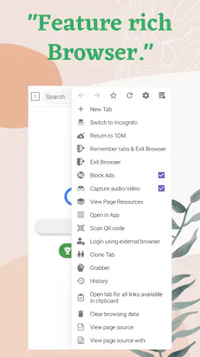 1DM+: Browser & Video Download screenshot