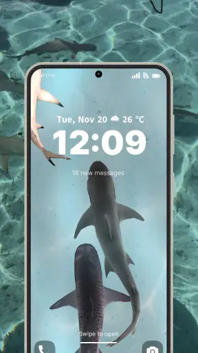 3D Fish Aqua Live Wallpaper screenshot