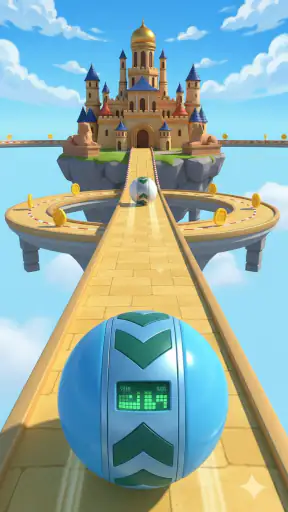 3D बॉल रन: एक रोमांचक खेल screenshot