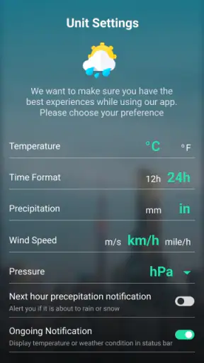9Weather: मौसम पूर्वानुमान screenshot