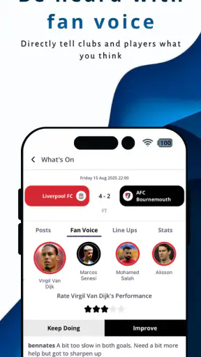 ACTXION: Football Fan Voice screenshot