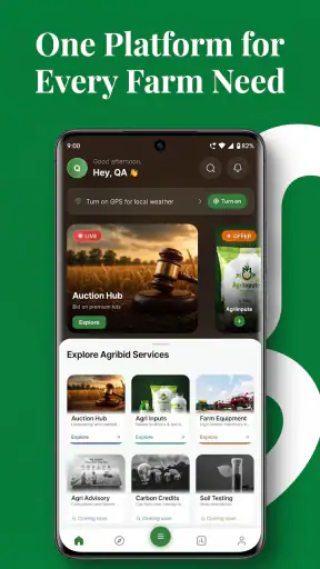 Agribid screenshot