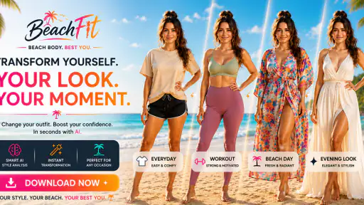 AI Clothes Changer - BeachFit screenshot
