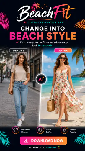 AI Clothes Changer - BeachFit screenshot