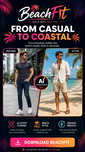 AI Clothes Changer - BeachFit screenshot