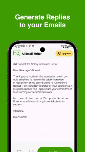 AI Email Writer screenshot