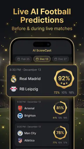AI Football Match Predictions screenshot