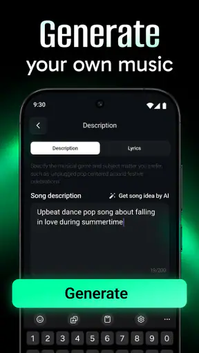 AI Music & Song Generator screenshot