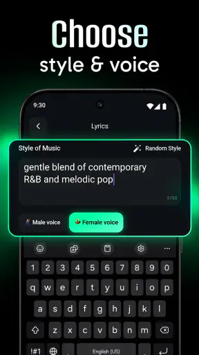 AI Music & Song Generator screenshot