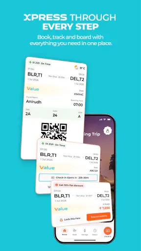 Air India Express screenshot