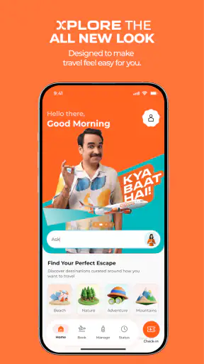 Air India Express screenshot