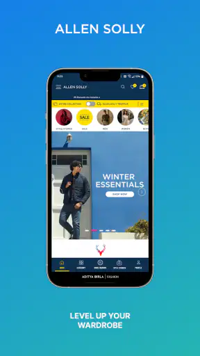 Allen Solly Shopping App screenshot