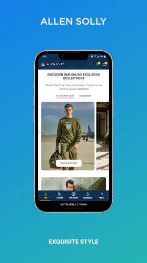 Allen Solly Shopping App screenshot