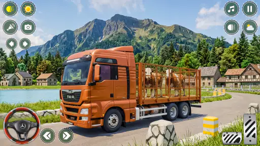 Animal Transporter:cargo truck screenshot