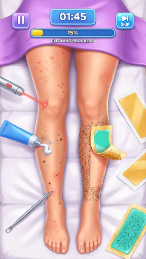 ASMR स्किनकेयर परफेक्ट मेकअप screenshot