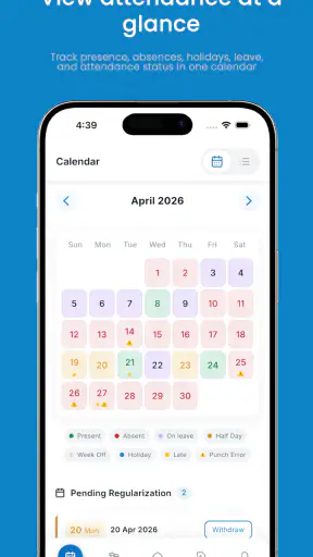 Attendo: Employee screenshot
