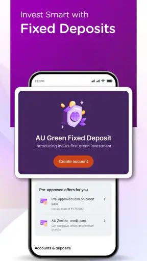 AU 0101: Mobile Banking App screenshot