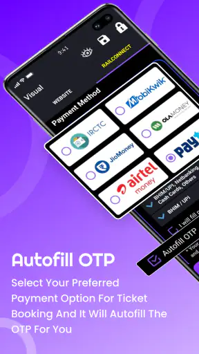 Auto Train Ticket Booking screenshot