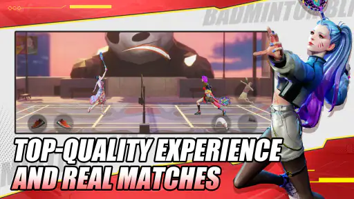 Badminton Blitz - PVP online screenshot