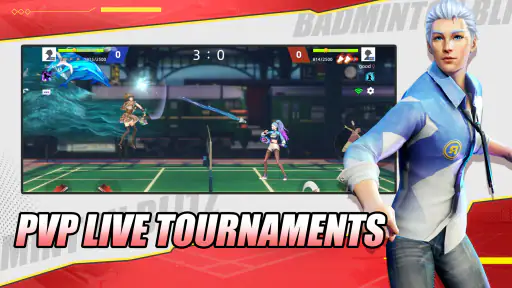 Badminton Blitz - PVP online screenshot