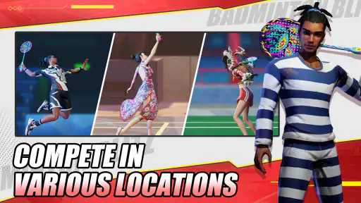 Badminton Blitz - PVP online screenshot