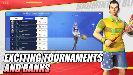 Badminton Blitz - PVP online screenshot