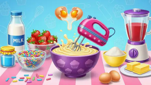 Bakery Chef Cake Cooking Games screenshot
