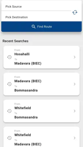 Bangalore Metro Route Map Fare screenshot
