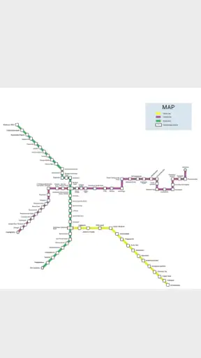 Bangalore Metro Route Map Fare screenshot